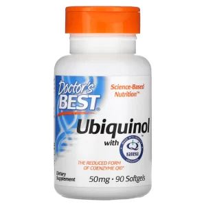 Doctor's Best Ubiquinol with Kaneka, 50 mg, 90 Softgels
